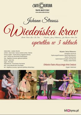 Bytom Wydarzenie Spektakl Operetka "Wiedeńska krew" - Arte Creatura Teatr Muzyczny