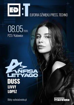 Katowice Wydarzenie Koncert Line up:  ANFISA LETYAGO  DUSS  LIVVY  LOPEZ